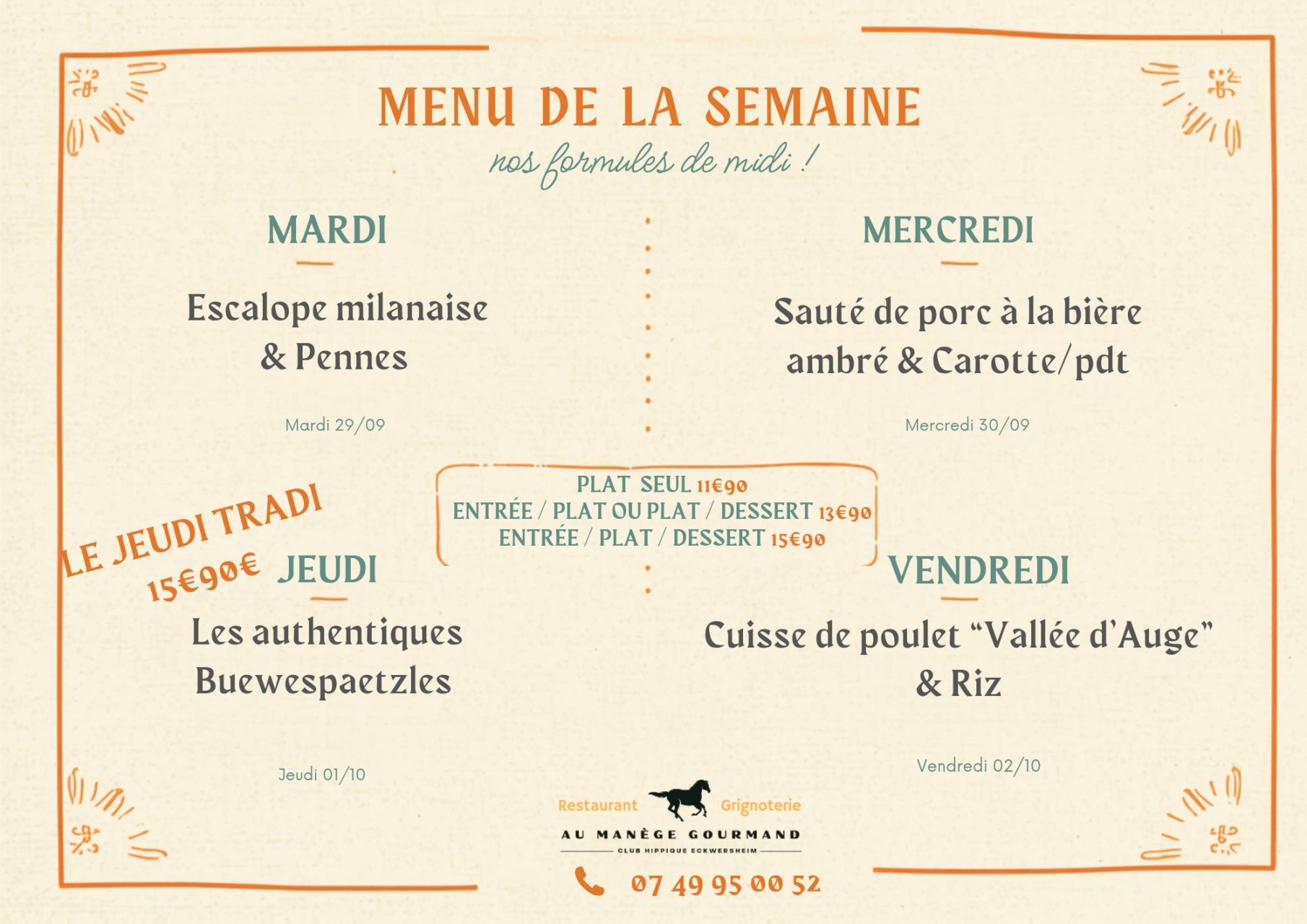 Au manège gourmand - Restaurant Eckwersheim - top resto ECKWERSHEIM