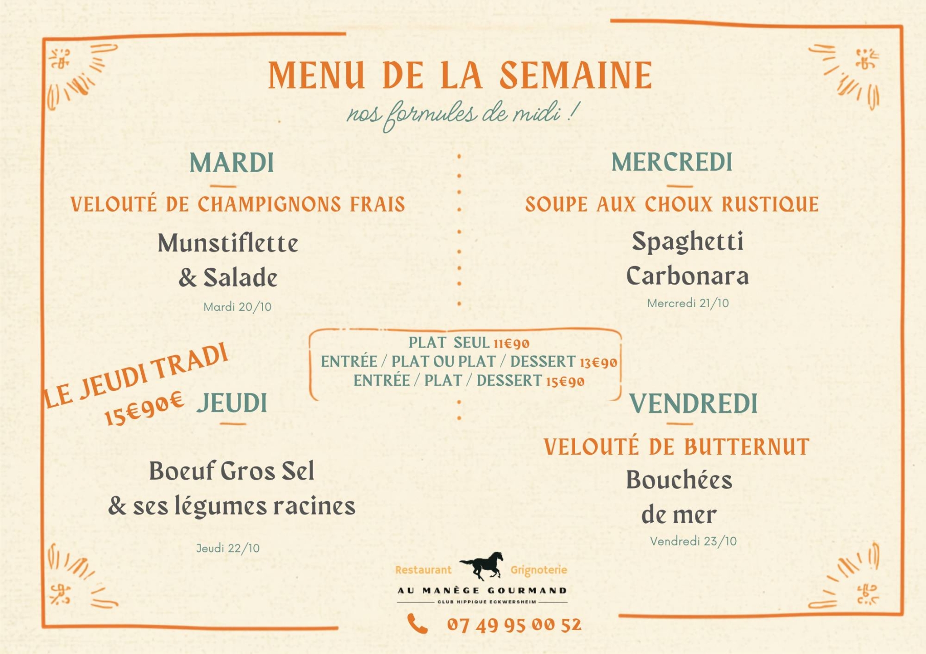 Au manège gourmand - Restaurant Eckwersheim - Restaurant alsacien Vendenheim