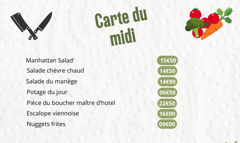 Au manège gourmand - Restaurant Eckwersheim - Club hippique Eckwersheim