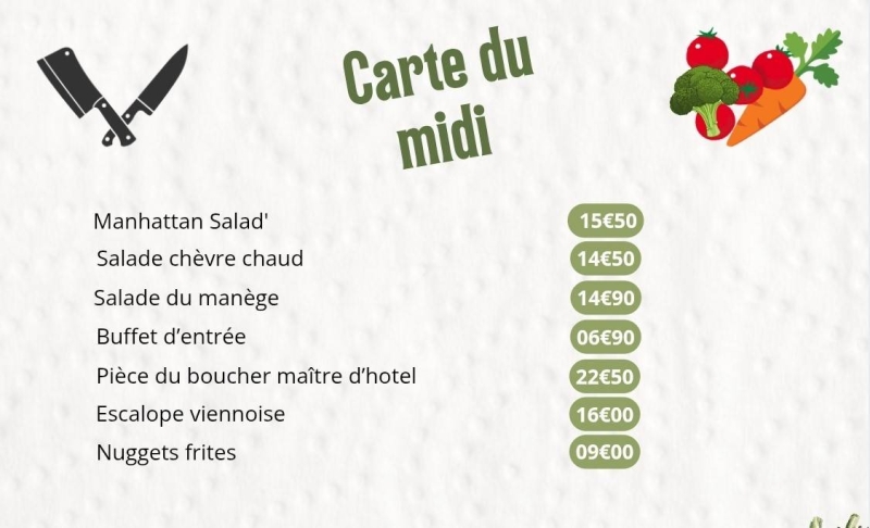 Au manège gourmand - Restaurant Eckwersheim - Club hippique Eckwersheim